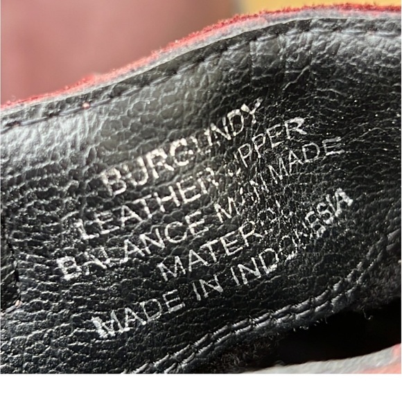 Steve Madden Women's Burgundy Woodmeer Nubuck Leather Fringe Ankle Bootie Size 8 - Picture 13 of 14